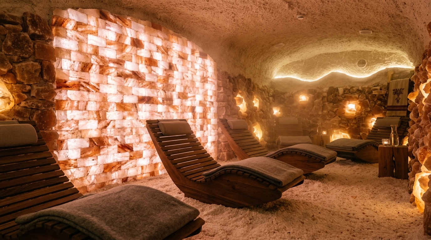 AlpenSalzRaum Halotherapie Salzgrotte Salzburg
